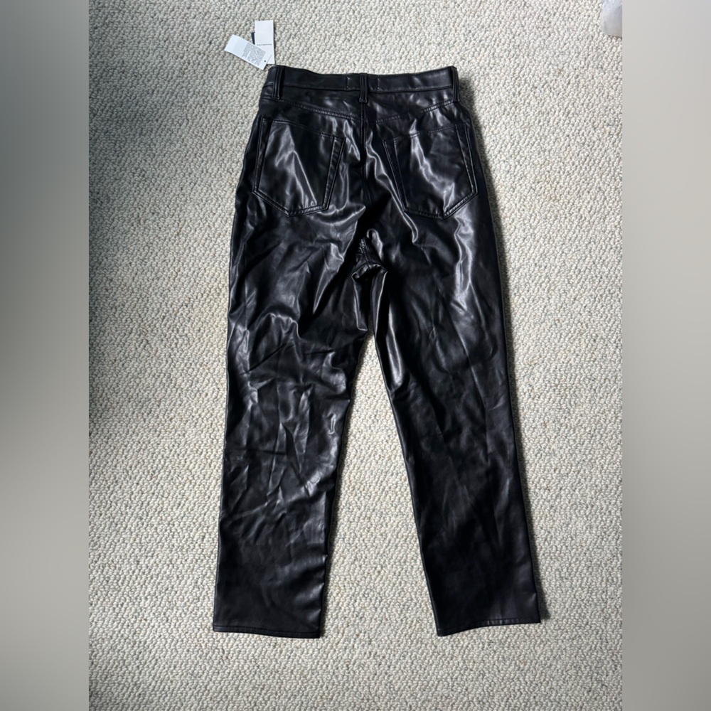 Women’s Abercrombie Mix Fabric Ultra High Rise Ankle Straight Jean Size 31 - Picture 5 of 9